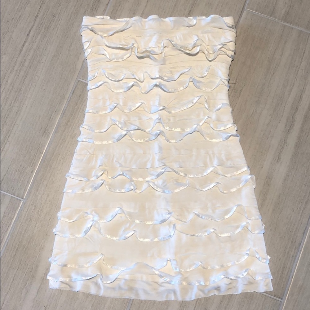 Express Tube Ruffle Dress